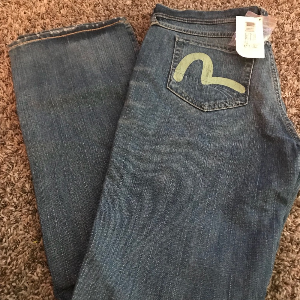 Wmns EVISU Puma Straight Fit Jeans 30x34
